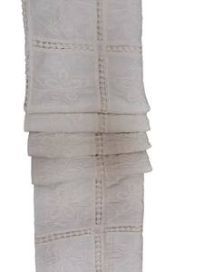 Tela Bordada con Hilo Blanco, 100% Algodón Peinado, Fabricada en India, para Vestidos o Blusas de Moda, Disponible a Precio de Exportación - Product Image 2