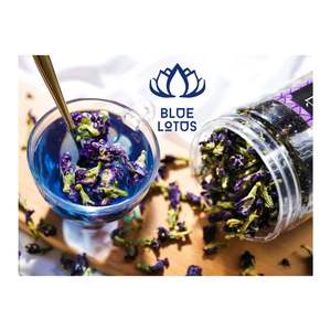 IN HIGH DEMAND 2026 Dried Butterfly Pea Flower Whole Blue <b>Tea</b> Ingredient for <b>Tea</b> Brewing and Dessert Coloring - Product Image 1