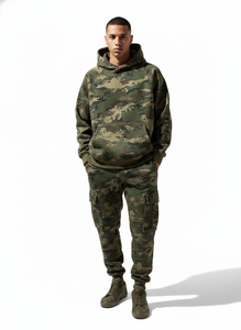 Male <b>Camouflage</b> Sweatshirts Jacket + Pants Sets 2026 Spring Autumn Camo Men <b>Tracksuit</b> Hooded Hoodie Set Mens Fitness 2 Pieces - Product Image 5