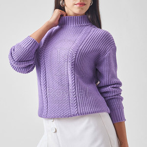 Suéteres para Mujer, Nueva Llegada, Venta Directa de Fábrica, Logotipo Personalizado, Material Suave y Sólido - Product Image 5