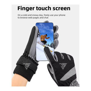 Guantes de Invierno para Hombre, Forro Polar, Pantalla Táctil, Ideales para Conducir, Esquiar y Actividades al Aire Libre, Novedad para el Calor del Invierno - Product Image 3