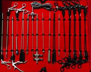 Kit de Instrumentos Quirúrgicos Laparoscópicos Profesionales, Herramientas Médicas, Set Mínimamente Invasivo con Trócar, Pinzas y Portaagujas - Product Image 4