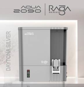 Aqua 2090 Raga ชุดเครื่องกรองน้ำ Daytona สีเงิน RO 10L ABS เกรดอาหารสำหรับจัดเก็บติดผนังตัวกรองไฟ LED - Product Image 5