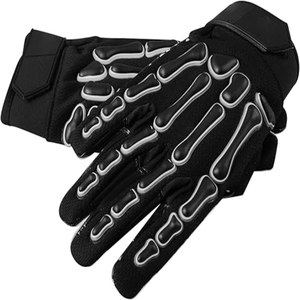 Gants de football américain de haute qualité pour receveur, blancs et rouges, Joker, super adhérents, en latex imperméable, compatibles écran tactile, avec grip personnalisé. - Product Image 2