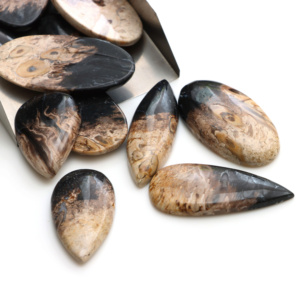 Wholesale Natural Plum Root Agate Loose Free Size Oval Pear Fancy Cabochon Cut Loose Gemstone At Wholesale Price - Product Image 5