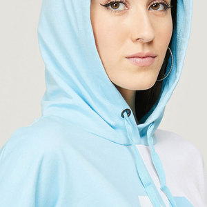 Sudadera con Capucha Bordada, Sudadera con Capucha de Manga Larga, Mezcla de Algodón, Corte Holgado y Cómodo, Sudadera Lisa para Mujer - Product Image 5