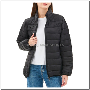 Chaqueta Acolchada Impermeable Personalizada para Mujer, Chaqueta de Invierno Acolchada de Diseño, Abrigo Acolchado de Nailon para Mujer - Product Image 1