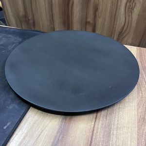 Luxury Curved Square Wooden Charger <b>Plate</b> Natural Wood Tableware <b>Decorative</b> Serving Tray Platter for Wedding Event Hotel Decor - Product Image 5