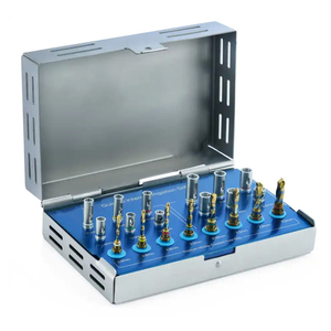 Kit de blocage pour chirurgie guidée d'implants dentaires de qualité supérieure, avec forets d'irrigation interne en acier inoxydable, certifié CE ISO par Pentax - Product Image 6