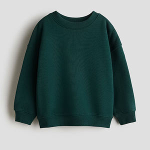 Sudadera Lisa de Cuello Redondo Color Camel con Corte Recto Relajado, Mangas Largas y Puños y Dobladillos Acanalados para un Estilo Casual Urbano - Product Image 4
