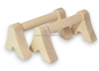 Poignées de guidon en bois de haute qualité pour les pompes de gymnastique et de gymnastique