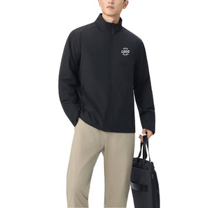 Vêtements d'hiver pour hommes, vestes à col montant avec fermeture éclair, vestes élégantes pour hommes avec emballage personnalisé - Product Image 1