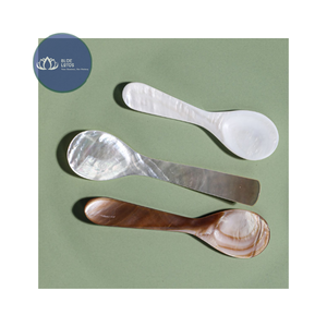 Cuillère à caviar en nacre haut de gamme, durable, tendance, de luxe, écologique, faite à la main, articles de table de qualité supérieure, très demandée. - Product Image 1