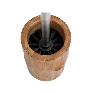 ARTERRA Premium Teak Eco-Friendly Modern Bathroom Accessories Set Soap Dispenser Toothbrush Holder Toilet <b>Brush</b> for Villa - Product Image 3
