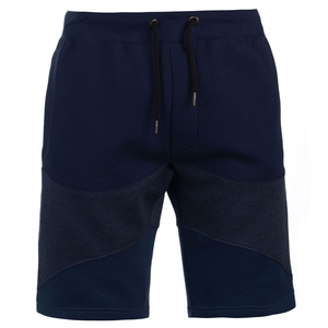 Shorts Bermuda en Coton Bleu Marine pour Homme avec Cordon de Serrage à la Taille, Design à Panneaux, Style Décontracté, Tissu Tricoté 100% Coton, Taille Mi-Haute - Product Image 5