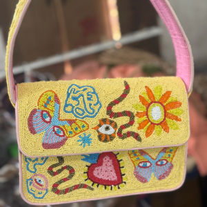 งานฝีมือการปักผ้า, งานเย็บปักถักร้อย, กระเป๋าถือ, กระเป๋าสะพายไหล่, กระเป๋าคลัทช์, ลูกปัด - Product Image 5