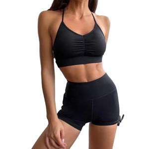 Ropa Deportiva para Mujer con Logotipo Personalizado, Conjunto de 2 Piezas de Pantalones de Cintura Alta para Gimnasio, Fitness y Yoga - Product Image 2