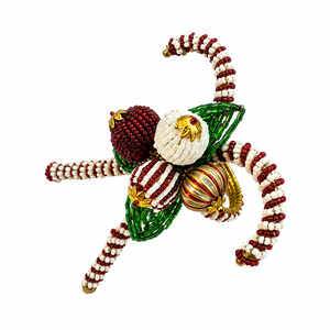 Handcrafted Eco-Friendly <b>Butterfly</b>-Shaped Multi-Colored Glass Beaded Napkin Rings for Weddings Parties Decor - Product Image 1