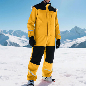 Traje de Esquí Personalizado para Mujer, Impermeable, de una Pieza, con Capucha Aislante, Mono de Esquí de Invierno con Tiras Reflectantes - Product Image 4