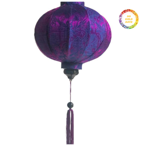 Vietnamese Hoi An Lantern Hanging Silk Lamp for Home Decoration - Product Image 1