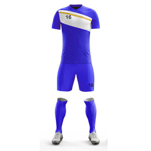 Servicio OEM Personalizado, Conjunto de Uniforme de Fútbol de Poliéster para Adultos, Sublimación con Nombre, Uniforme de Club, Equipaciones de Fútbol Multicolores - Product Image 2