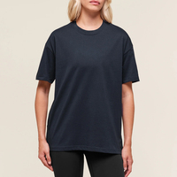 T-shirt décontracté d'été à col rond et manches courtes pour femme, respirant et à séchage rapide, en polyester/coton, pour usage quotidien en extérieur