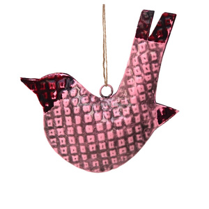 Forma de pájaro hecha a mano Navidad Metal Decorativo Pájaro volador Decoraciones navideñas Adornos Precio bajo - Product Image 6