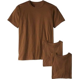 เสื้อยืดผู้ชายผ้าโพลีเอสเตอร์/คอตตอน 180 กรัม ย้อมสีพื้น ระบายอากาศ แห้งเร็ว สวมใส่สบายๆ ในฤดูร้อน - Product Image 5