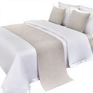 Wholesale Hotel <b>Bedding</b> Supply 100% Cotton Breathable Durable <b>Bedding</b> Set for Resort Use Custom Size/Color Velcro Closure - Product Image 3