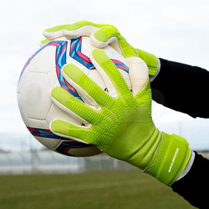 Vente directe d'usine, gants de gardien de but en cuir pour l'extérieur, étiquette privée en stock, imperméables, antidérapants - Product Image 6