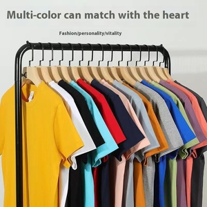 <b>White</b> Men's Short Sleeve O-Neck T-<b>Shirt</b> 100% Cotton Regular Fit Casual Jersey Fabric Solid Color Plain Design - Product Image 5