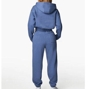 Conjunto Deportivo de Invierno para Mujer, 100% Algodón, Resistente, Estampado o Liso, Secado Rápido, Ecológico, Transpirable, Cómodo, Corte Regular, con Capucha - Product Image 2