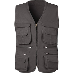 Chaleco de Pesca y Caza para Hombre, de Algodón, para Actividades al Aire Libre, con Cremallera Completa, Sin Mangas, Chaleco de Golf, Resistente al Viento, Personalizable con Diseño Fotográfico - Product Image 4
