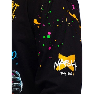 Sudaderas con Capucha Personalizadas OEM de Poliéster y Algodón para Hombre, Unisex, Gruesas, Resistentes, Transpirables, con Estampado Puff, para Invierno - Product Image 4