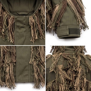 Traje de Camuflaje Ghillie para Hombre, Ropa de Caza de Tejido Suave, Transpirable, Manga Larga, Equipo para Actividades al Aire Libre de Otoño - Product Image 4