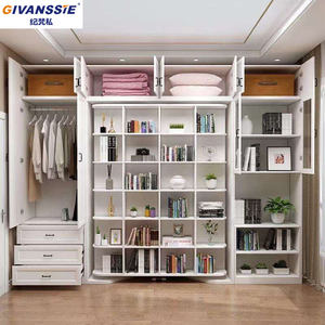 <span class=keywords><strong>Lit</strong></span> mural <span class=keywords><strong>pliant</strong></span> invisible rotatif en bois, design moderne personnalisable, taille double/queen, avec bibliothèque et <span class=keywords><strong>armoire</strong></span>, vente chaude - Product Image 5