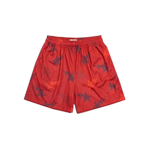 Pantalones Cortos Deportivos Ligeros de Poliéster para Hombre, Holgados, de Malla, para Playa, Fitness, Gimnasio, Deportes, Correr, con Patrón Sólido, Venta al por Mayor - Product Image 5