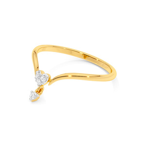Bague plaquée or, cœur infini, solitaire, bijoux fins pour cadeau d'anniversaire femme - Product Image 2