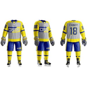 Nouveaux vêtements de sport de bonne qualité, uniforme de hockey sur glace, vente chaude, best-seller, uniforme de hockey sur glace pour hommes avec sublimation personnalisée - Product Image 1