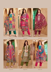 Salwar Kameez Prêt-à-Porter en Mousseline Pure Imprimée Numérique avec Broderie Miroir – Achetez Directement auprès d'un Fournisseur Indien à Prix Abordable - Product Image 5