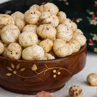 Makhana Premium AD, Semillas de Loto Saladas con Sabor a Crema y Cebolla, Listas para Comer, Paquete a Granel de la India