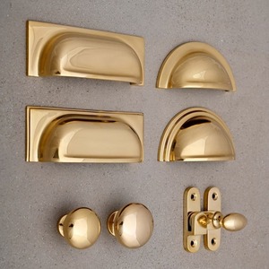 Poignées et boutons de meubles modernes en laiton, design à levier, multifonctionnels pour armoire, tiroir, placards de cuisine - Product Image 6