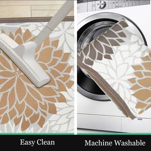 Tappeto Beige 2 X 6 Antiscivolo per Cucina e Bagno, Lavabile, per Corridoio e Lavanderia - Product Image 2