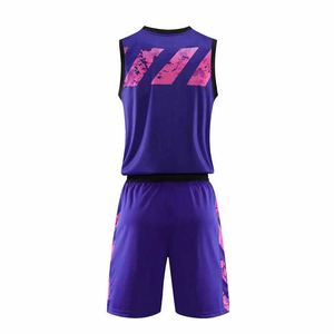 Reversible Basketball Jersey Latest Design Basketball Jersey Youth Wear Basketball Jersey Uniform for Sale OEM Service - Product Image 1