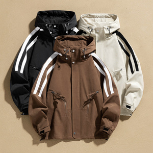 OEM Custom Spring Woven Camouflage Breathable Eco-friendly Fashion Outdoor Men Patchwork Zipper Casual Wear Multiple <b>Jacket</b> - Product Image 4