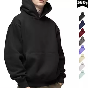 เสื้อฮู้ดดี้โอเวอร์ไซส์ผ้าฝ้ายคุณภาพสูง 100% สไตล์สตรีทแวร์สำหรับผู้ชาย หลายสี แบบสวมหัว สวมใส่สบายๆ ขายส่ง - Product Image 3