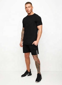 2025 OEM ชุดแฝดสำหรับผู้ชายสีทึบสองชิ้นของผู้ชายโลโก้ตามสั่ง - Product Image 2