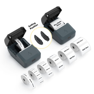 May mắn Jingle Bluetooth cầm tay nhiệt máy in nhãn cho mã vạch QR giá mã thực phẩm nhãn tag hộp carton - Product Image 3