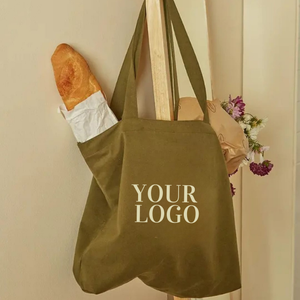 Bolsa de lona de algodón retro para amantes de la moda con logotipo y tamaño personalizados, ideal para compras y viajes. - Product Image 2