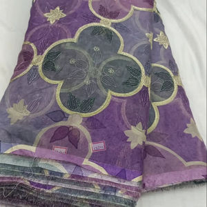 Tela de organza suave, tela de organza de seda ultra suave de lujo, organza de vidrio translúcida premium con un brillo delicado y caída fluida. - Product Image 6